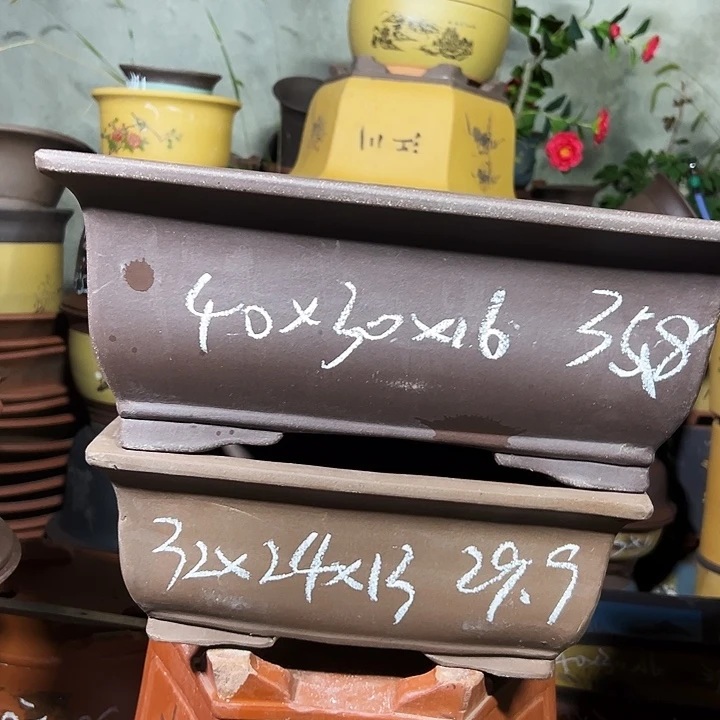 40素面马槽+32素面马槽花盆