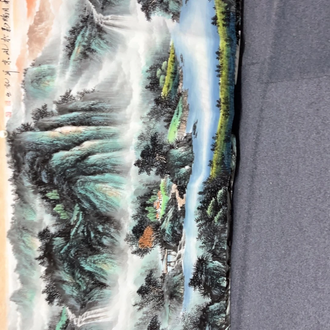 国画国画作品老师手绘