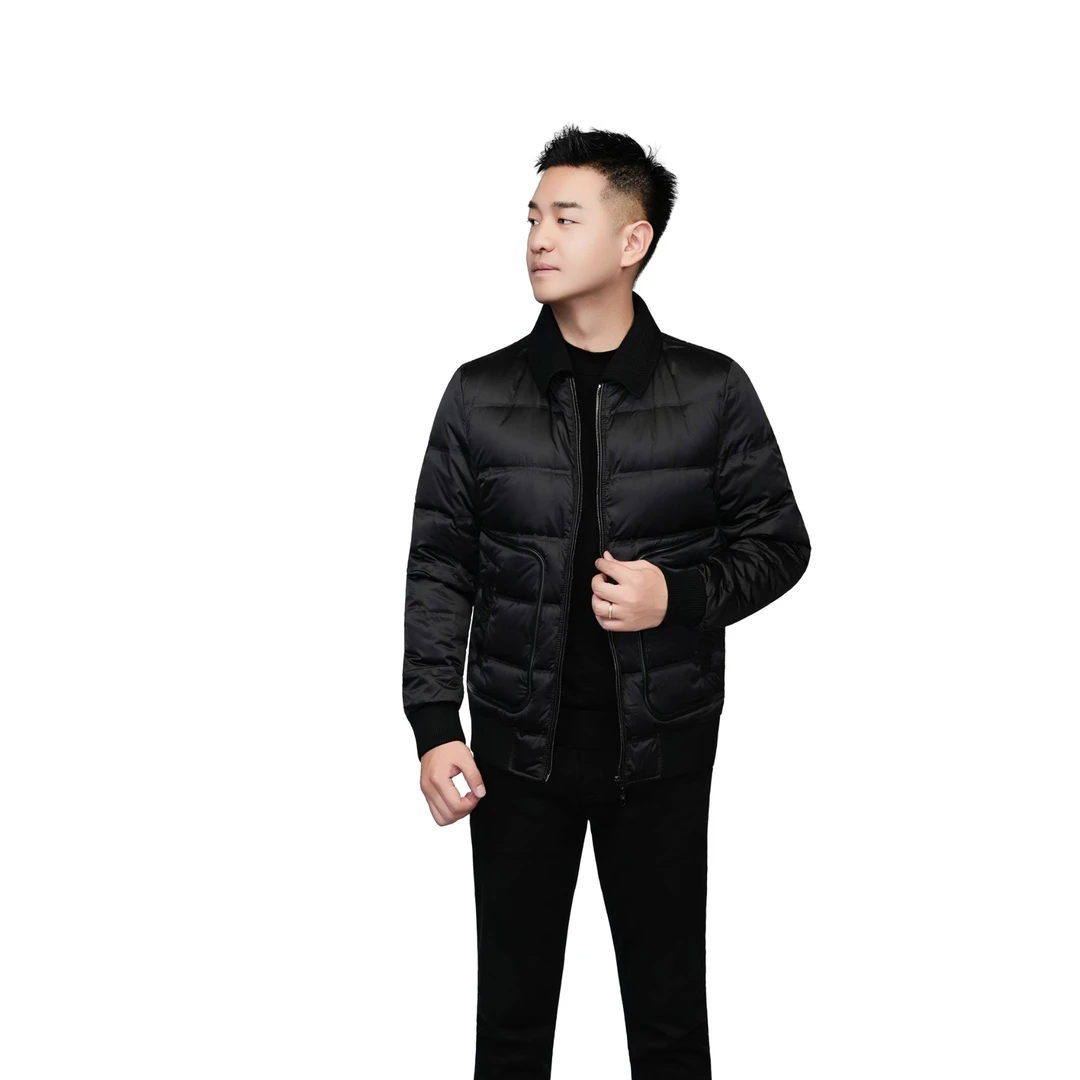 【YN-82700】简欧风时尚都市短款修身轻薄羽绒服男