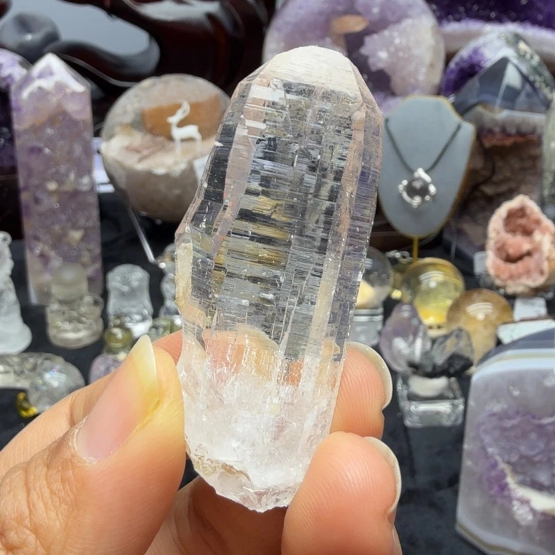 未镶嵌紫晶摆件哈休比喜马