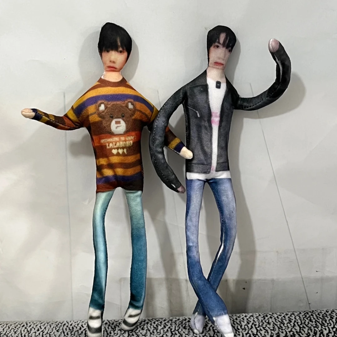 陈奕恒张桂源抽象玩偶棉花娃娃明星公仔铁丝骨架全身内置老鼠凹造