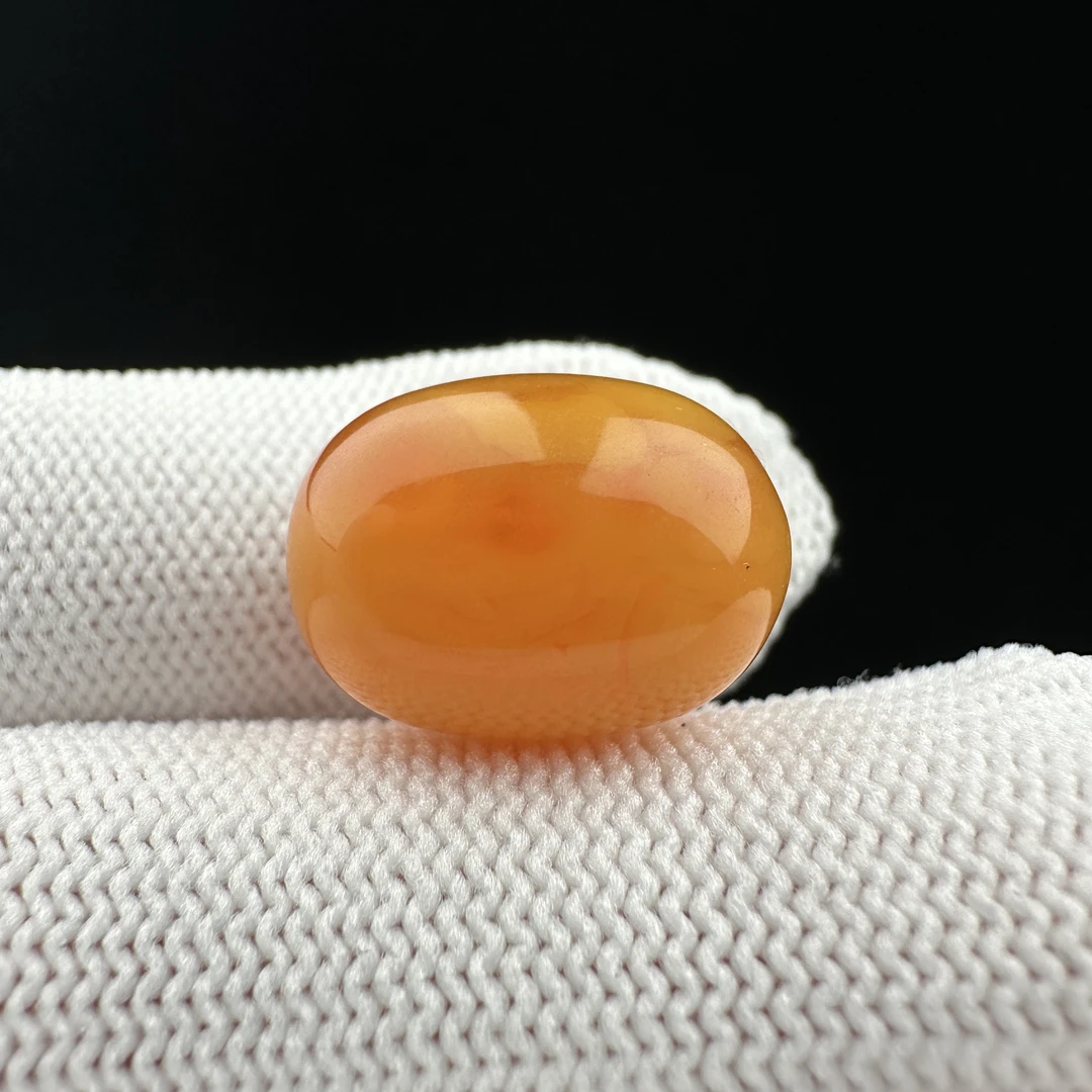 K1533天然原矿蜜蜡 枣珠12.6*17mm支持复检假一罚十