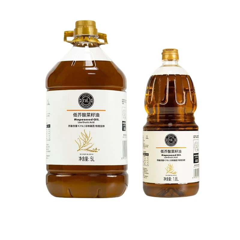 许昌代购胖东来DL低芥酸菜籽油1.8L5L升压榨一级天使城时代广场