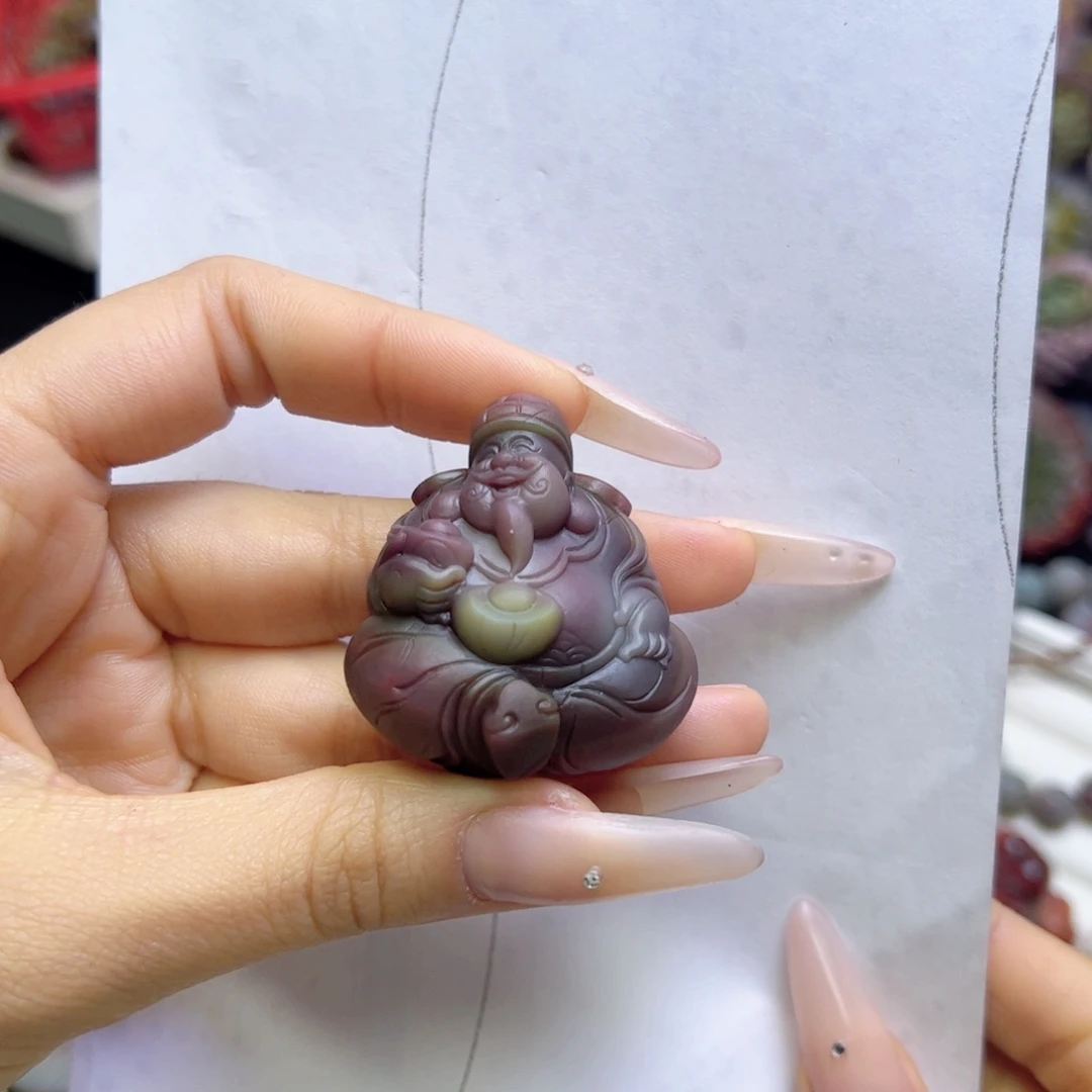 梦***真玛瑙/玉髓未镶嵌定制吊坠