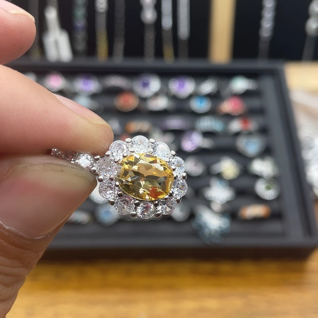 紫晶珠宝半成品未镶嵌