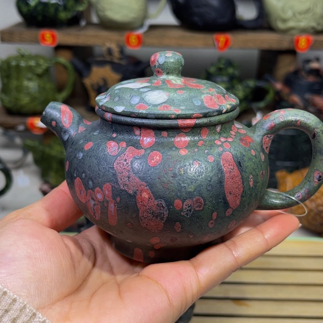 梅花石安山玉掇只壶260cc