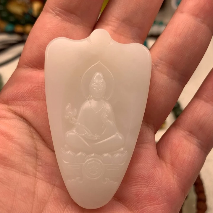 和田玉（白玉）未镶嵌吊坠(不含链)