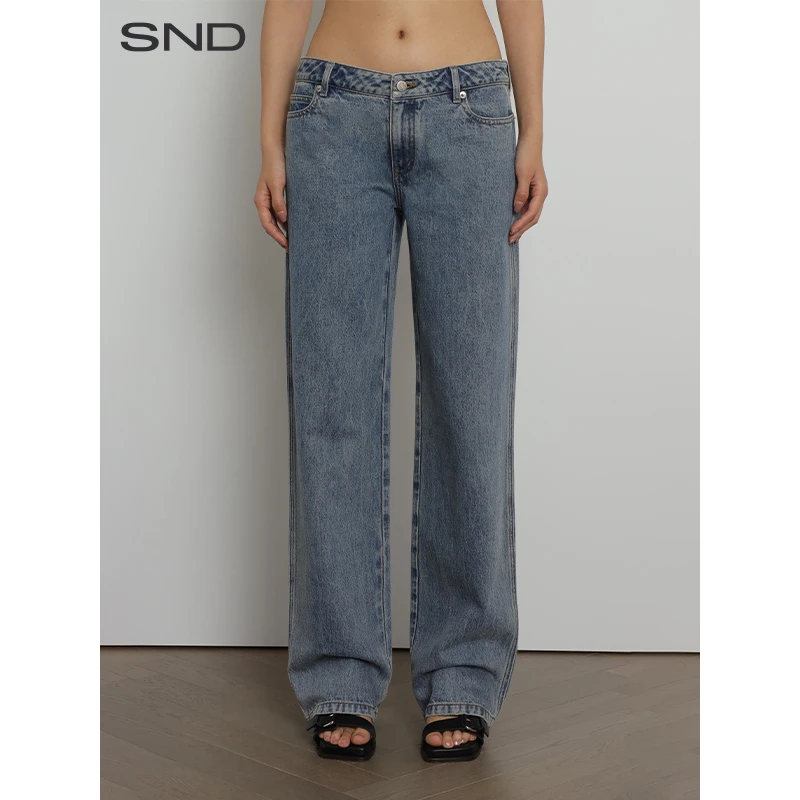 【THE MEANING OF 设计师品牌】SND SS25 直筒牛仔长裤