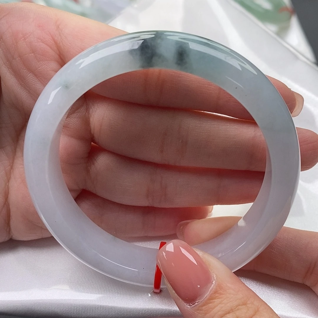 翡翠未镶嵌手镯缅甸天然A货翡翠 58