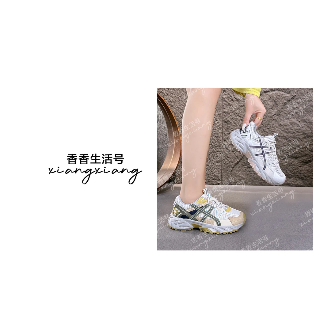 【香香专属】2025新款时尚百搭拼色休闲鞋7983 跟高4CM