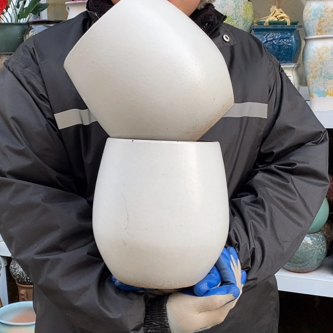 紫砂花盆口16高20福利俩个