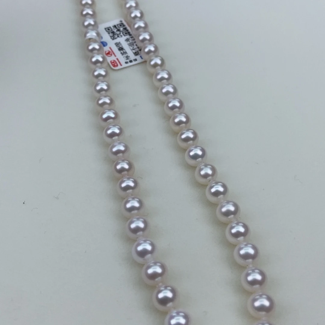 淡水珍珠7-8极光近正圆白炫彩银S925镶嵌