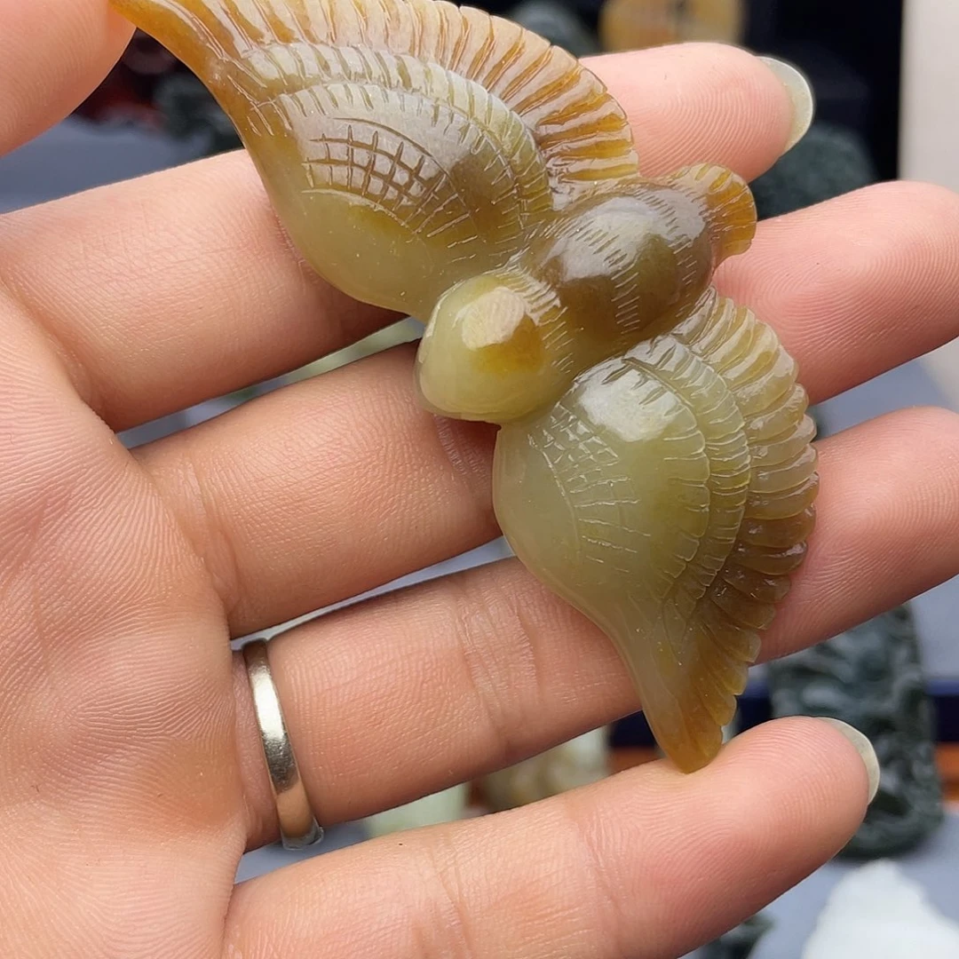 和田玉未镶嵌挂件