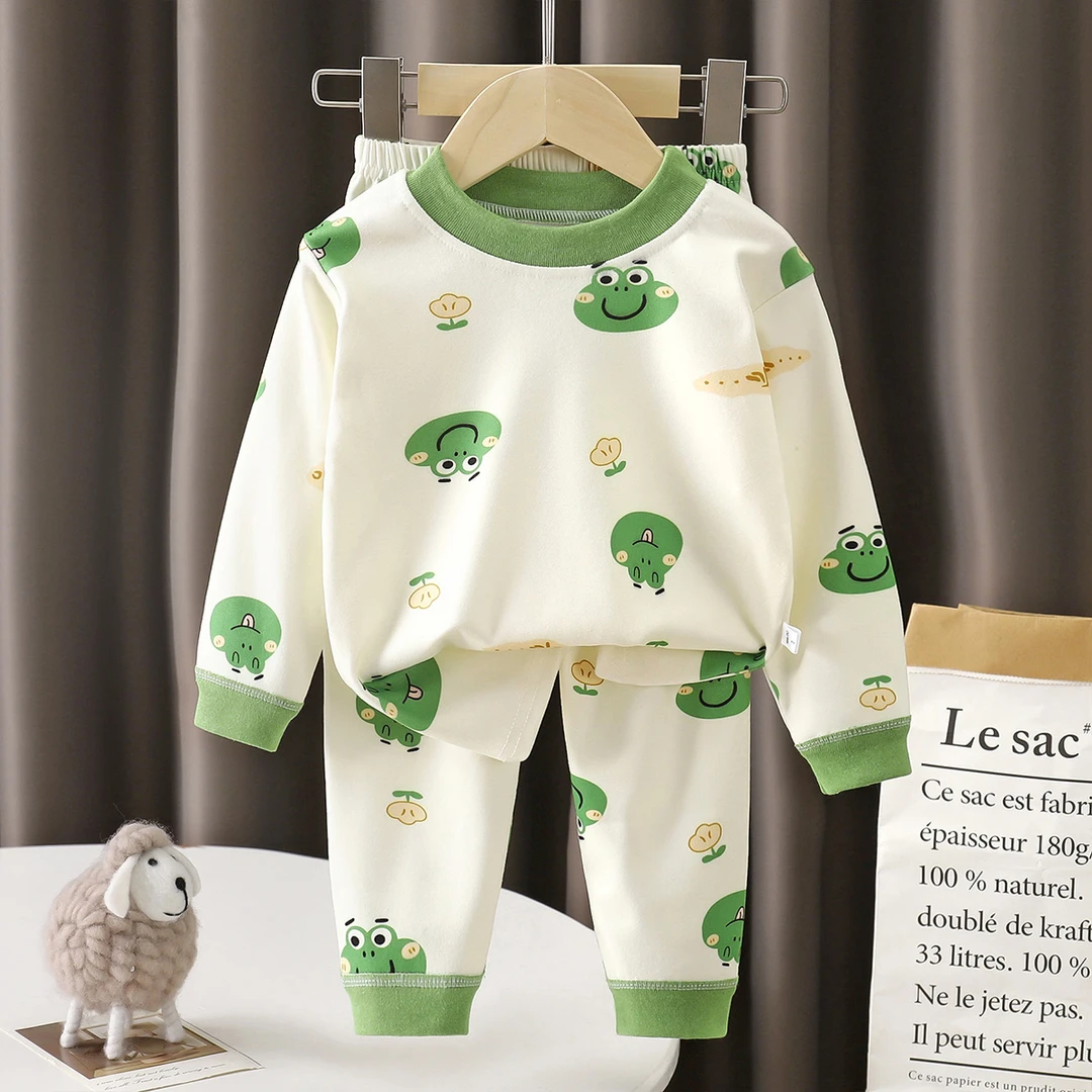 新款儿童秋衣裤德绒套装宝宝秋冬打底内衣套装A类婴幼儿保暖睡衣