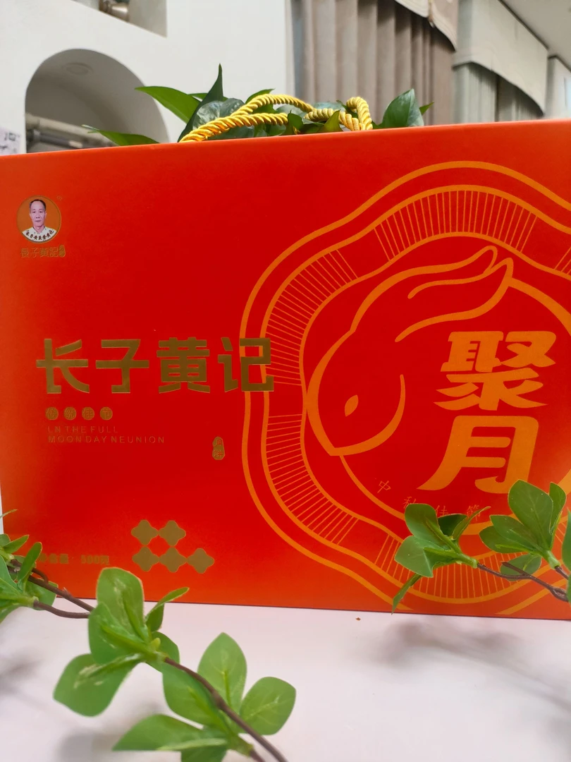 聚月伍仁叉烧肉丝大月饼五仁/黄记月饼/广式月饼/中秋伴手礼