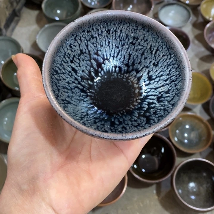 茶盏建阳建盏微瑕油滴