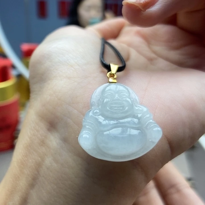 翡翠银S925镶嵌颈饰吊坠80