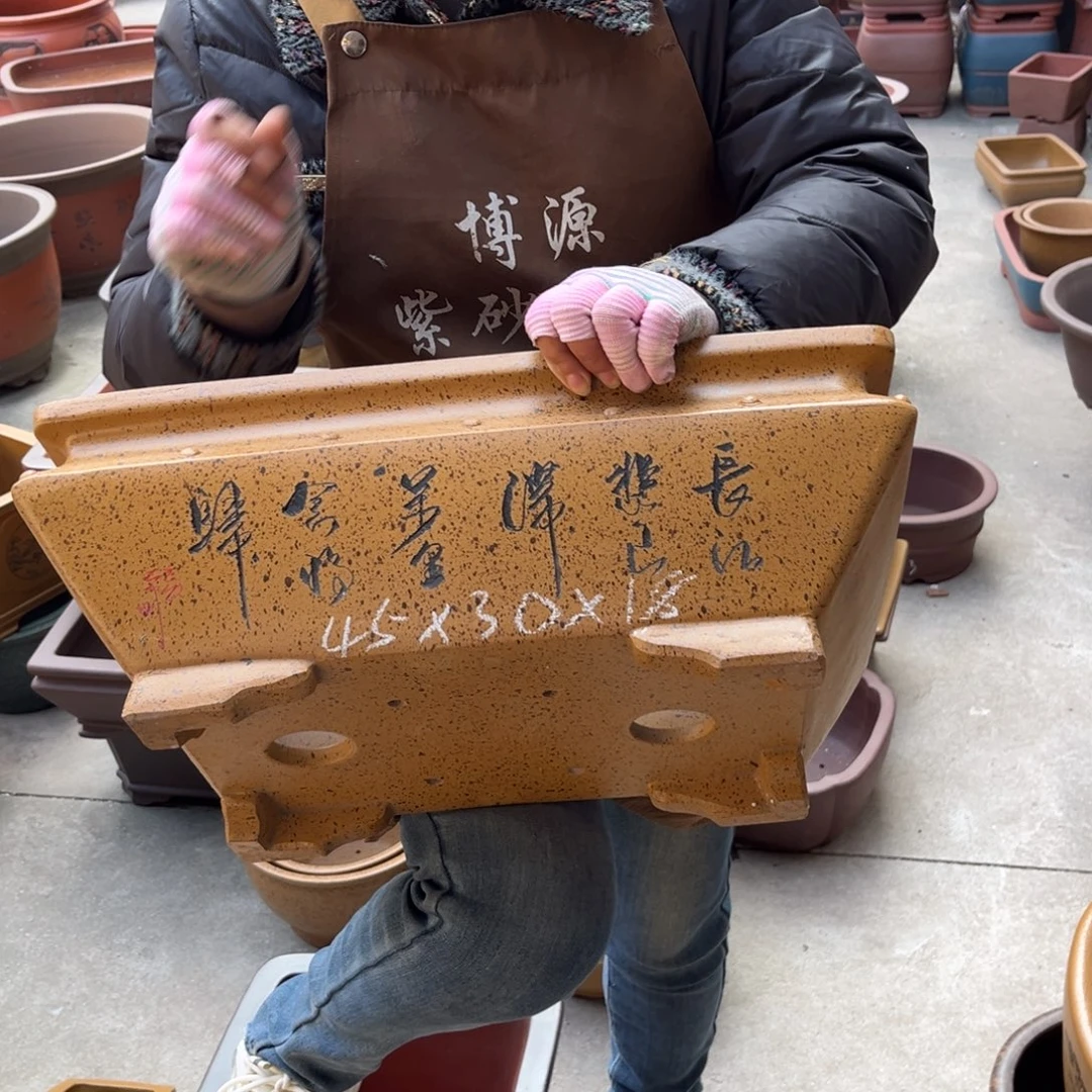 紫砂花盆盆景艺术