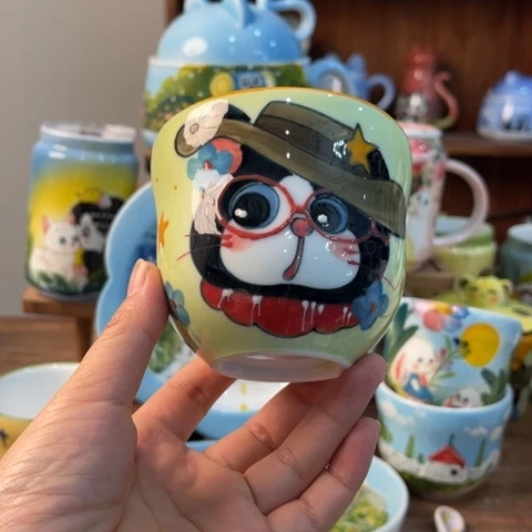 炉景德镇釉下手绘陶瓷