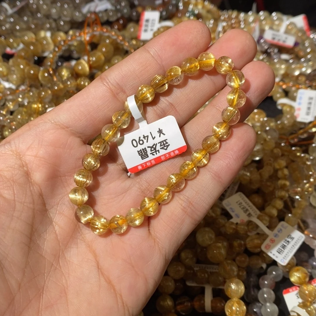 水晶手链未镶嵌我