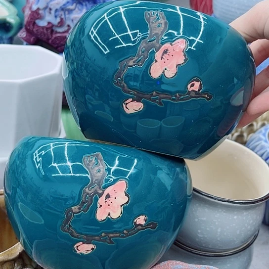 多肉多肉绿植陶瓷花盆9.9包邮，有空