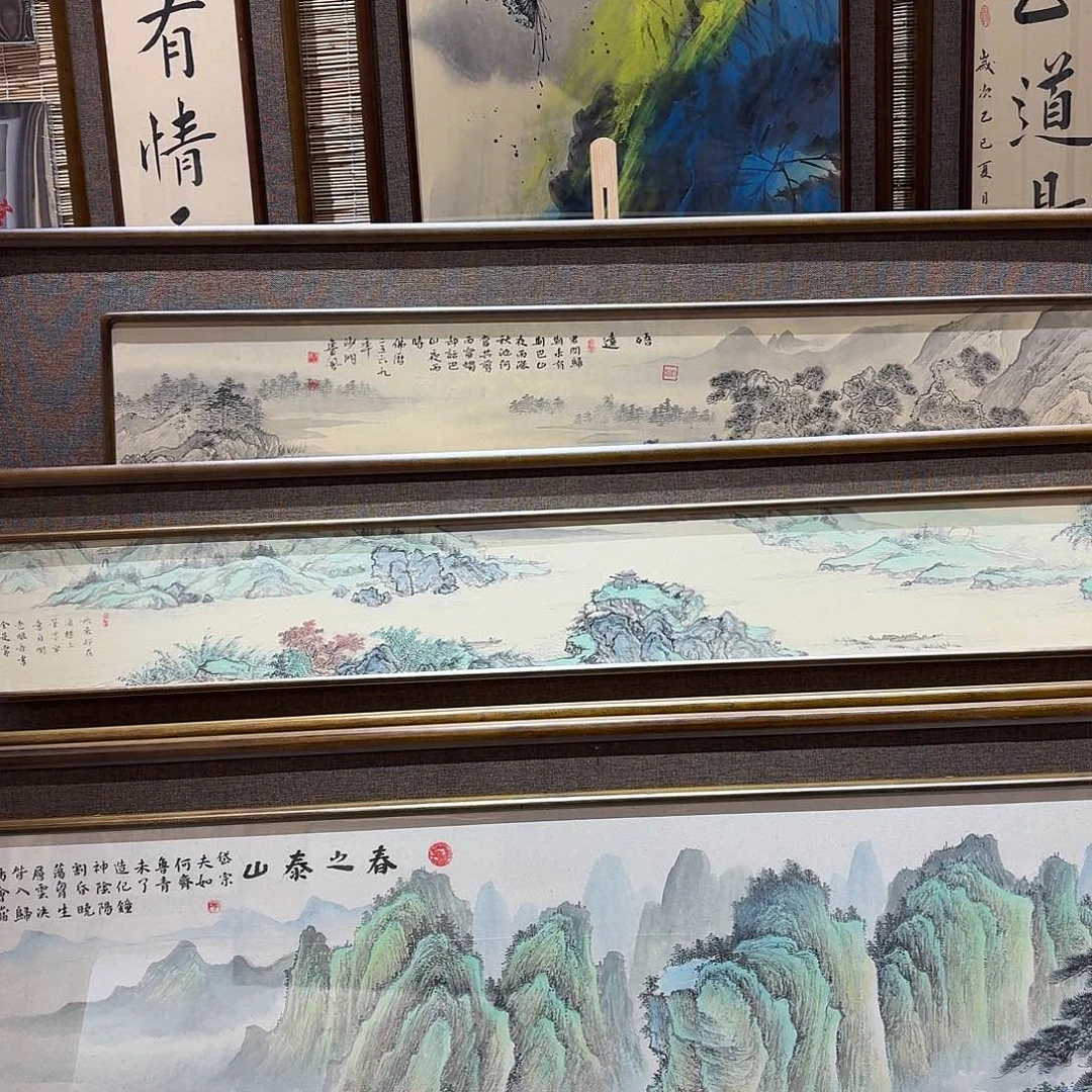 一***标版画真人手绘作品