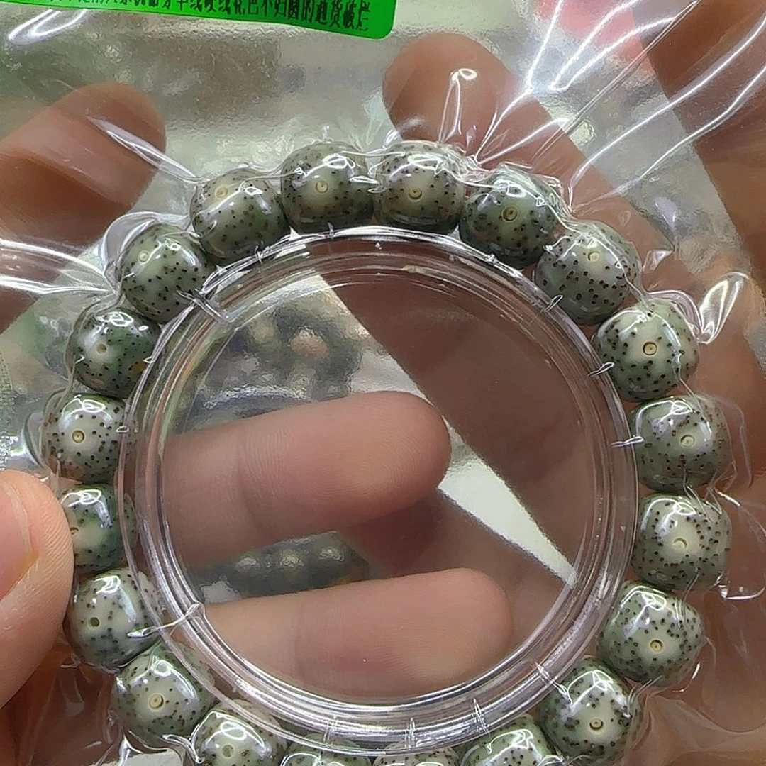 手串星月菩提67传说绿星月菩提桶12×11单圈