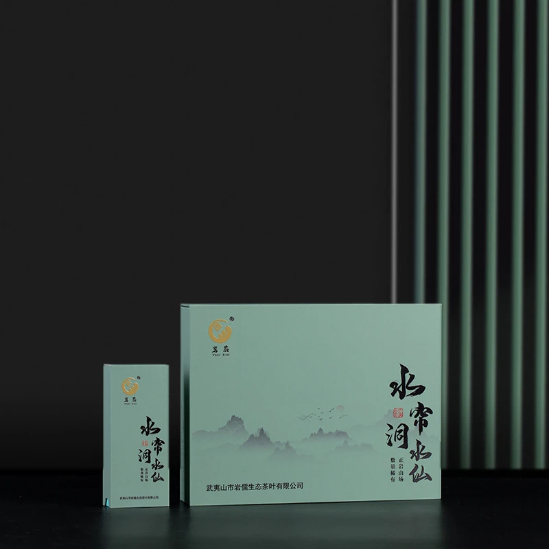 岩儒茶叶水帘洞水仙54克内三小盒6泡礼盒装