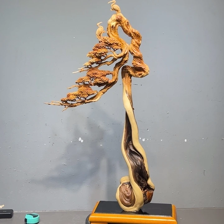 柏木（崖柏）木雕艺术作品欣赏