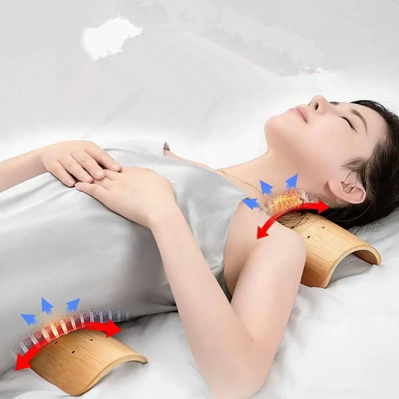 颈椎枕头天然竹枕竹子硬木凉枕U型