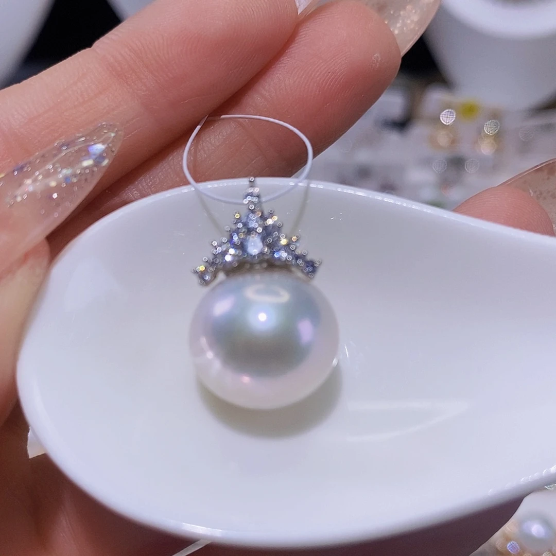 淡水珍珠颈饰合金