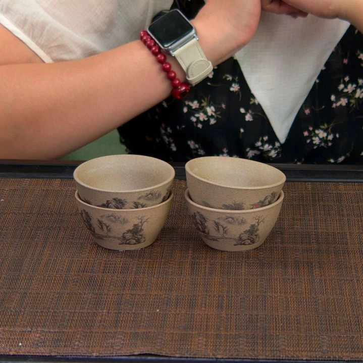 茶杯紫砂高货放漏