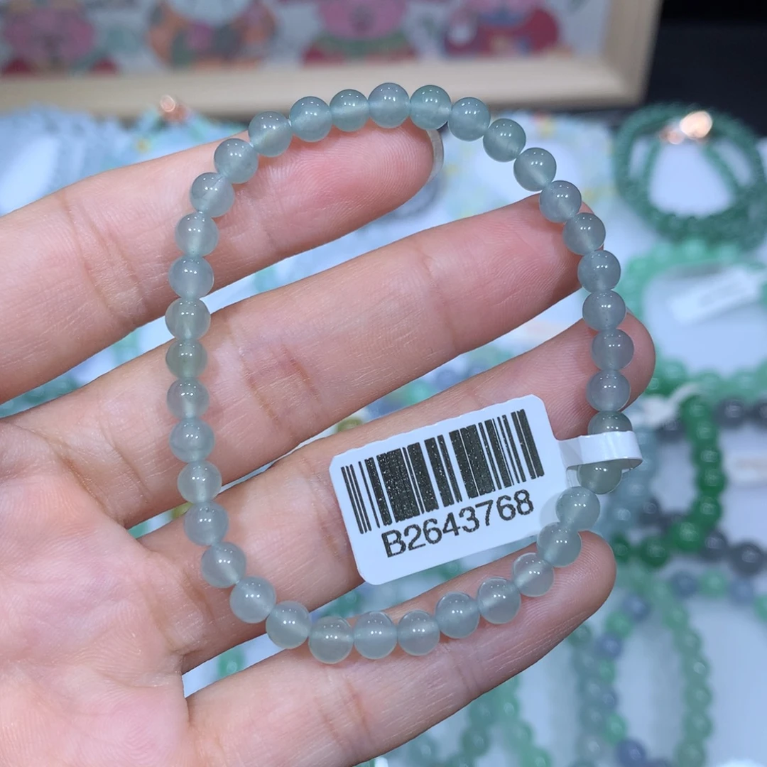 翡翠未镶嵌手链天然