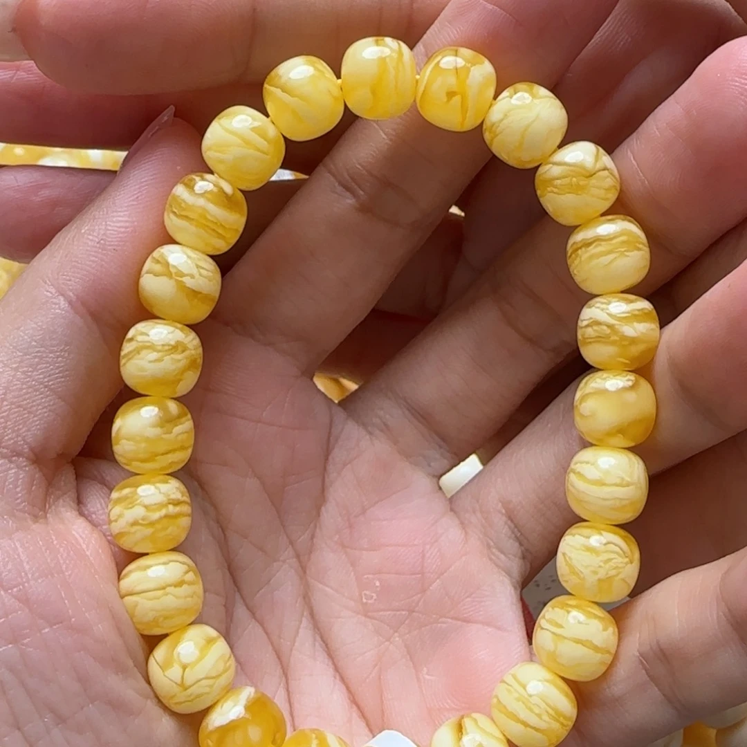 琥珀手链未镶嵌手串