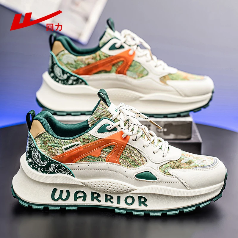 回力男鞋休闲鞋2025冬季新款透气运动鞋男士百搭厚底阿甘老爹潮鞋