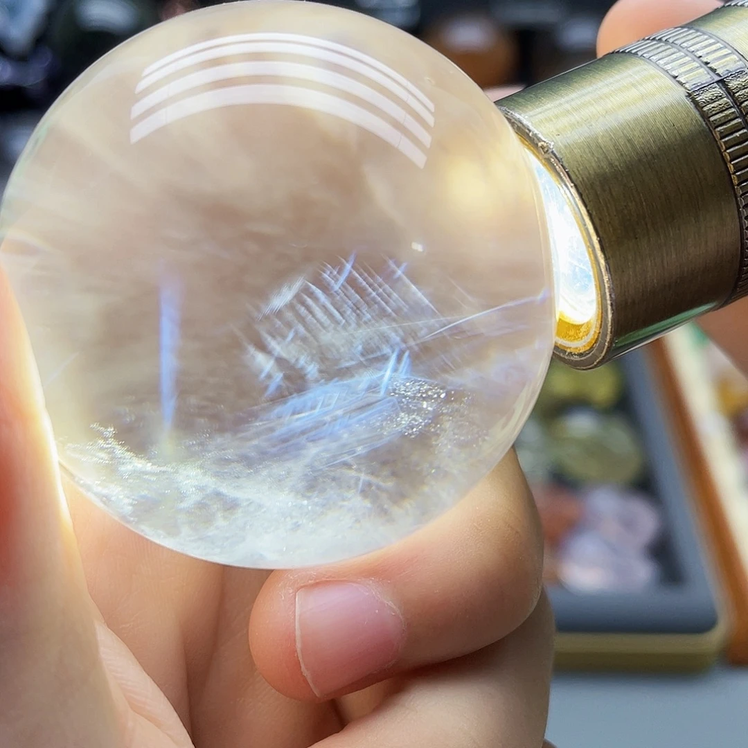 未镶嵌珠宝半成品水晶天然水晶47.3mm