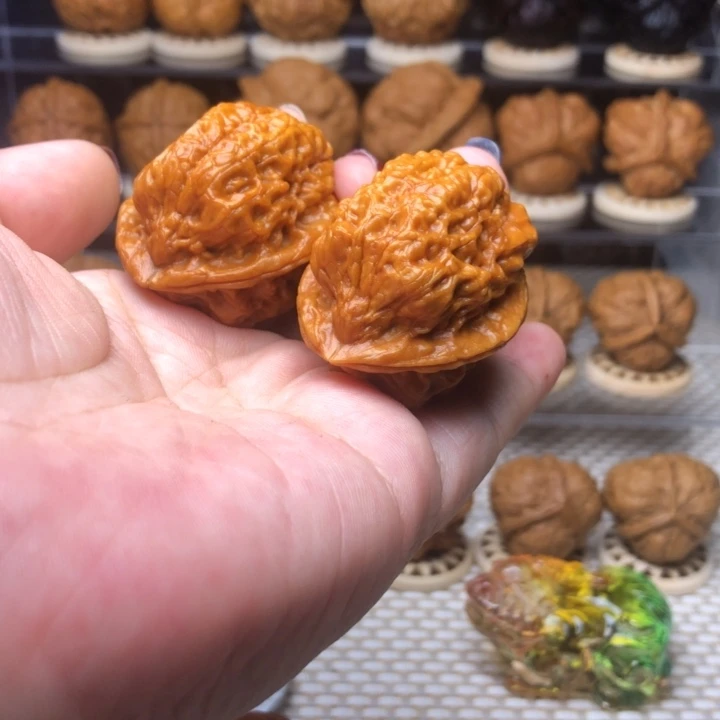 文玩核桃把件11霸王枪金蟾37尺