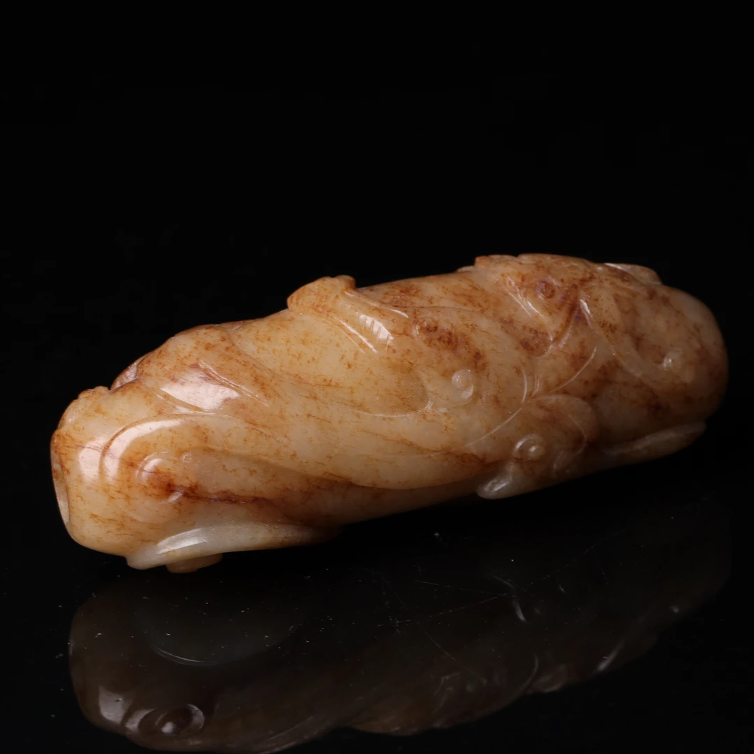 明代和田玉龙纹玉珒-CS