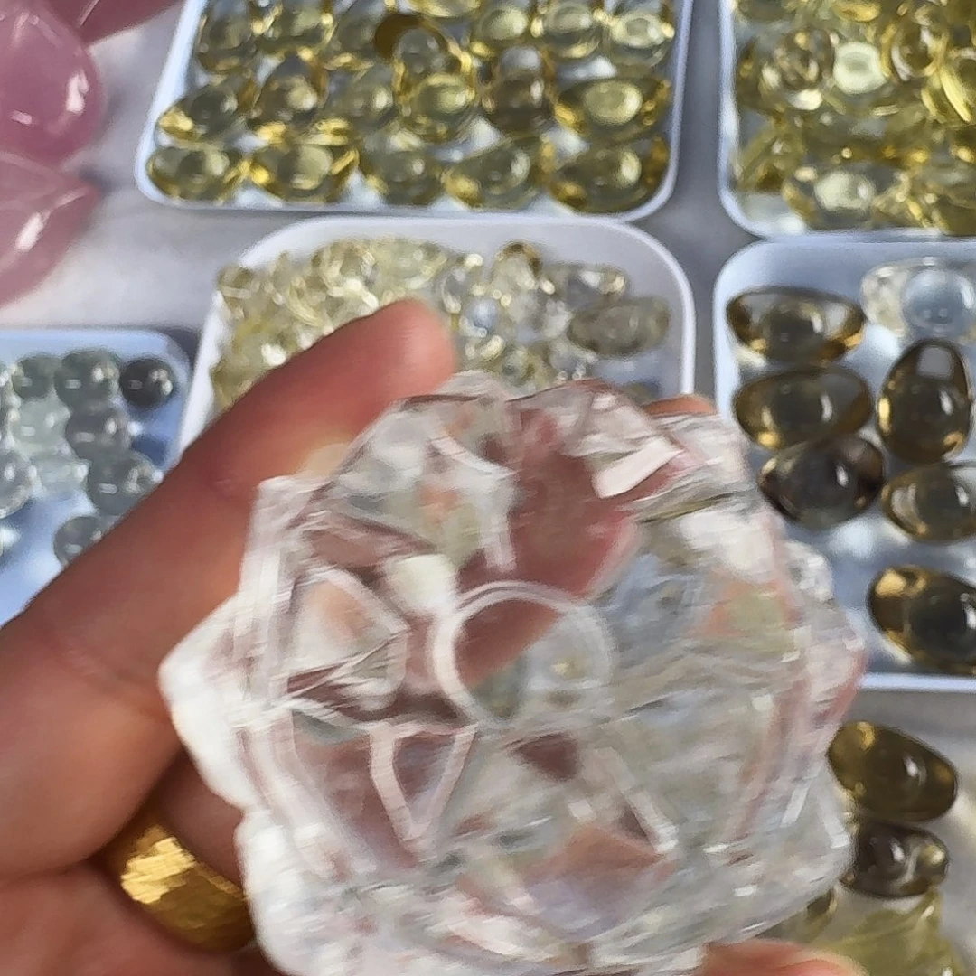 平***生未镶嵌手链烟晶白