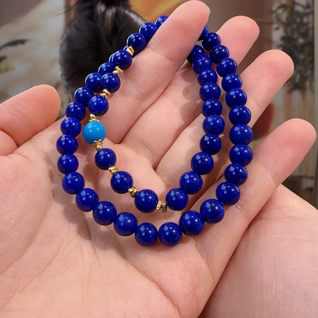 青金石未镶嵌手串