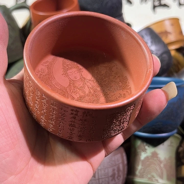 茶杯紫砂全手工紫砂主人杯