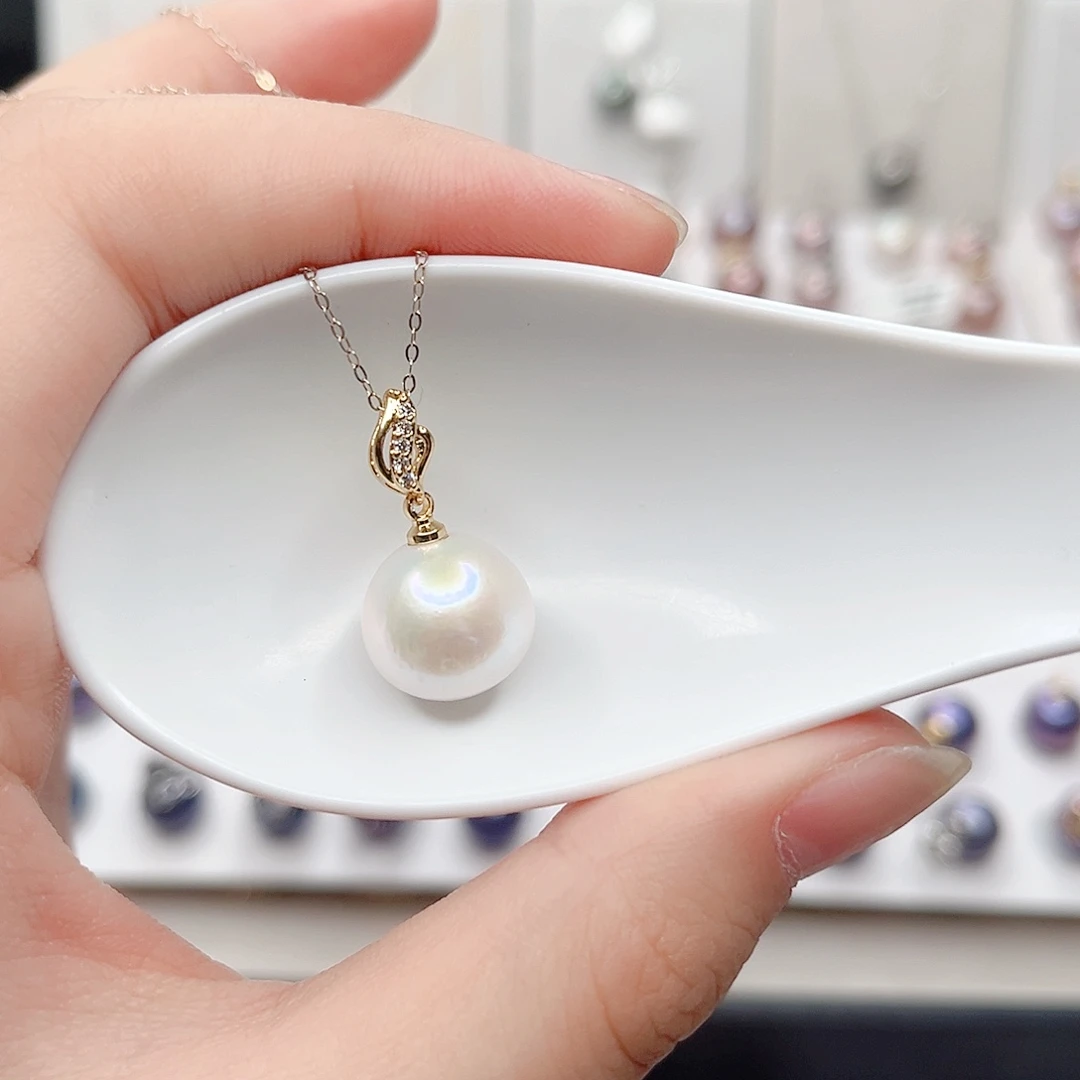 吊坠(不含链)淡水珍珠合金