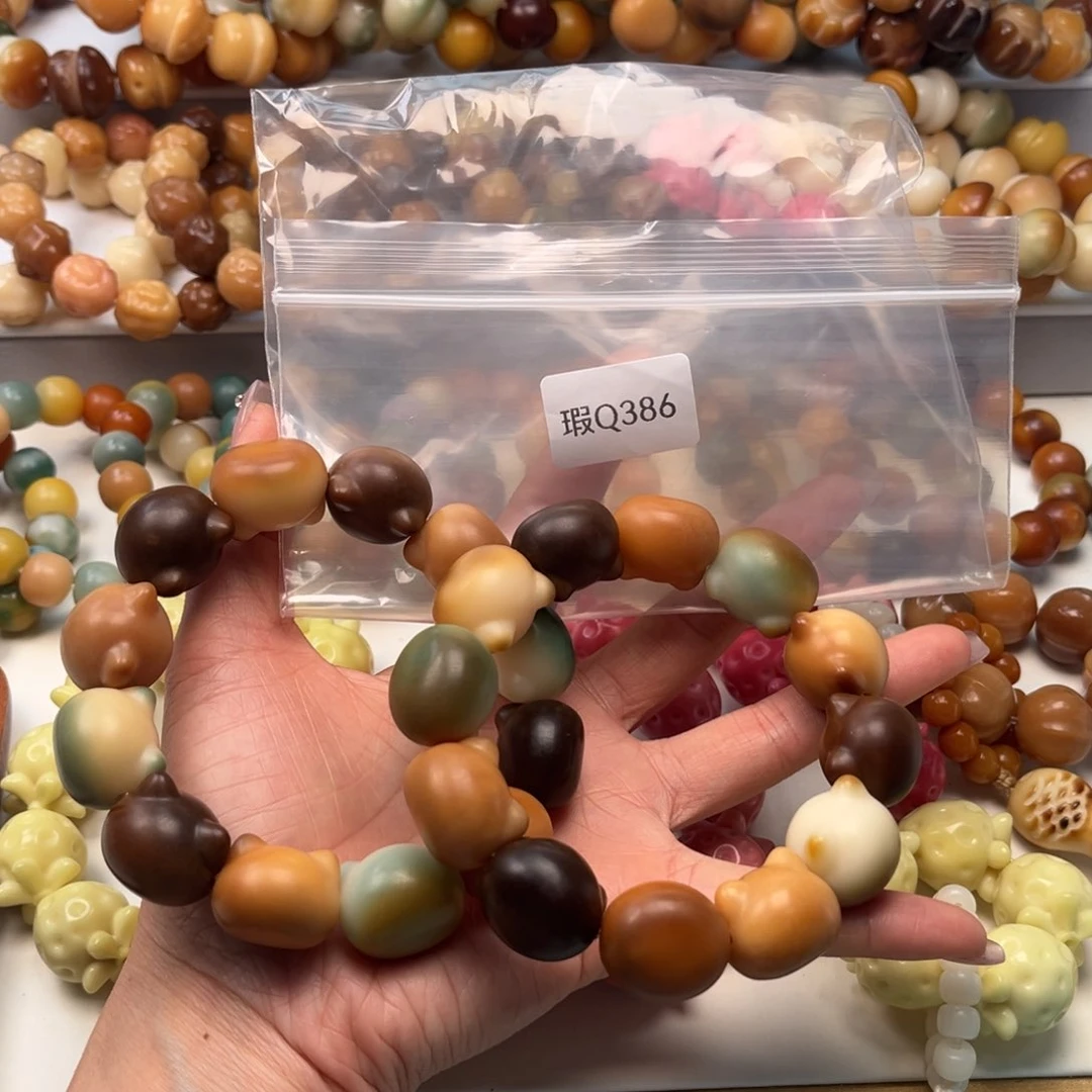 菩提根/象牙果手串P****o20mm猫头1串Q386