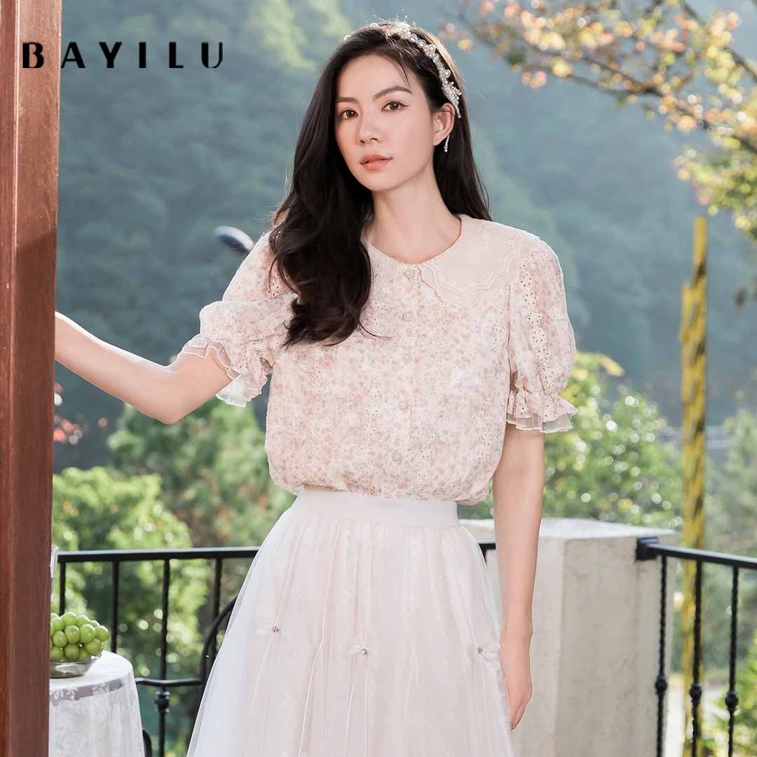 【毛毛专属】芭依璐女装夏季新款时尚衬衫86C0662