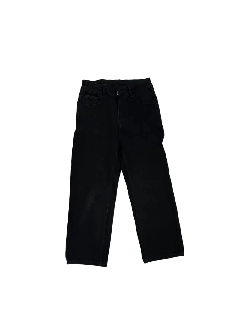 【佳老板】“54123”#韩版时尚牛仔个性烟管裤