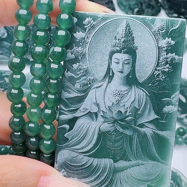 颈饰未镶嵌翡翠多样性发其一
