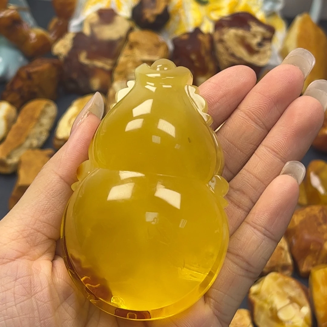 定制琥珀未镶嵌蜜蜡定制