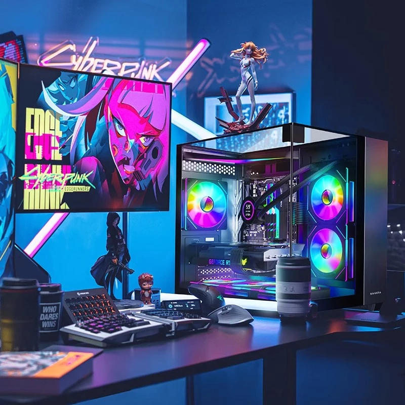 5700XT电竞游戏电脑主机腾讯全家桶吃鸡永结3A渲染办公台式机