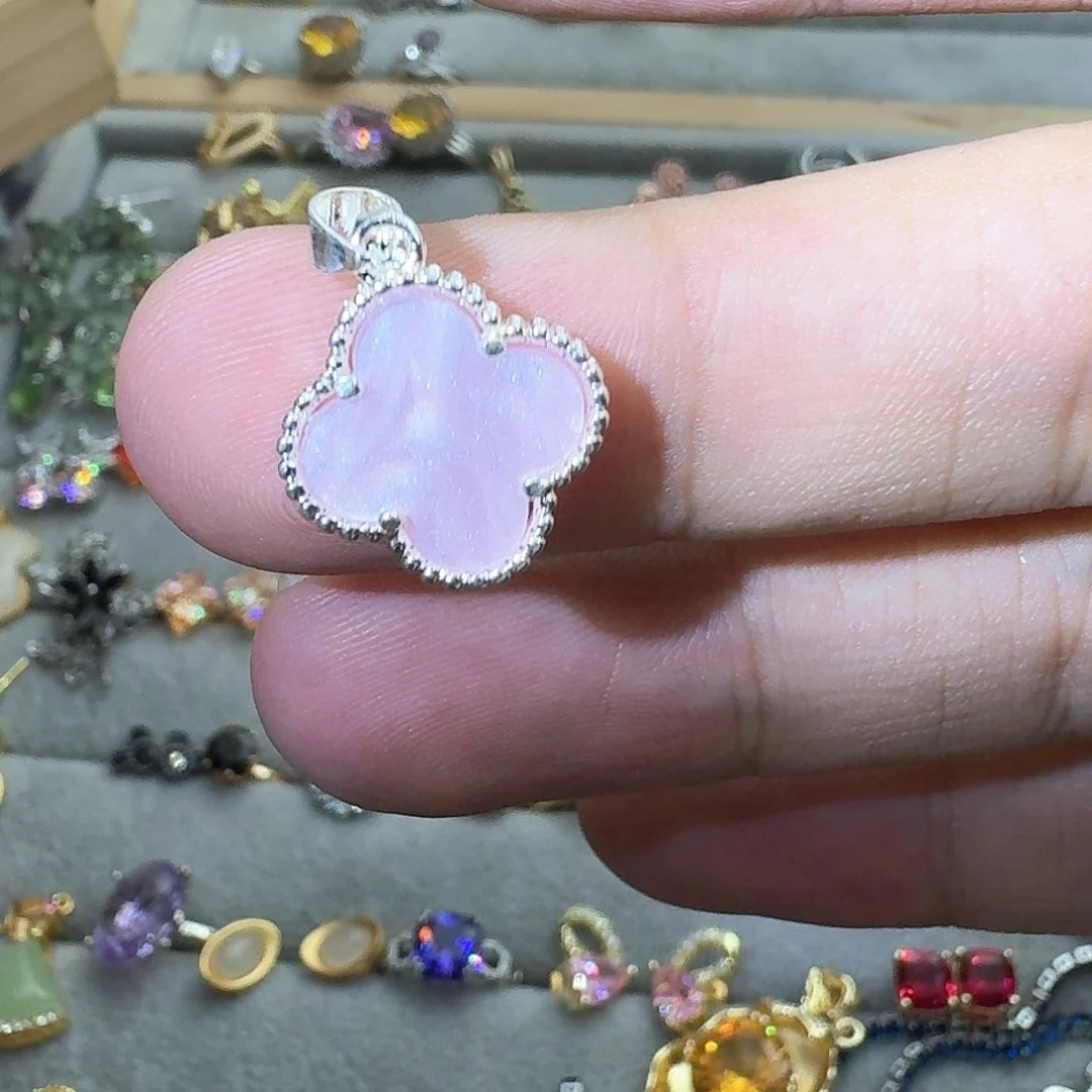 托帕石戒指银S925镶嵌