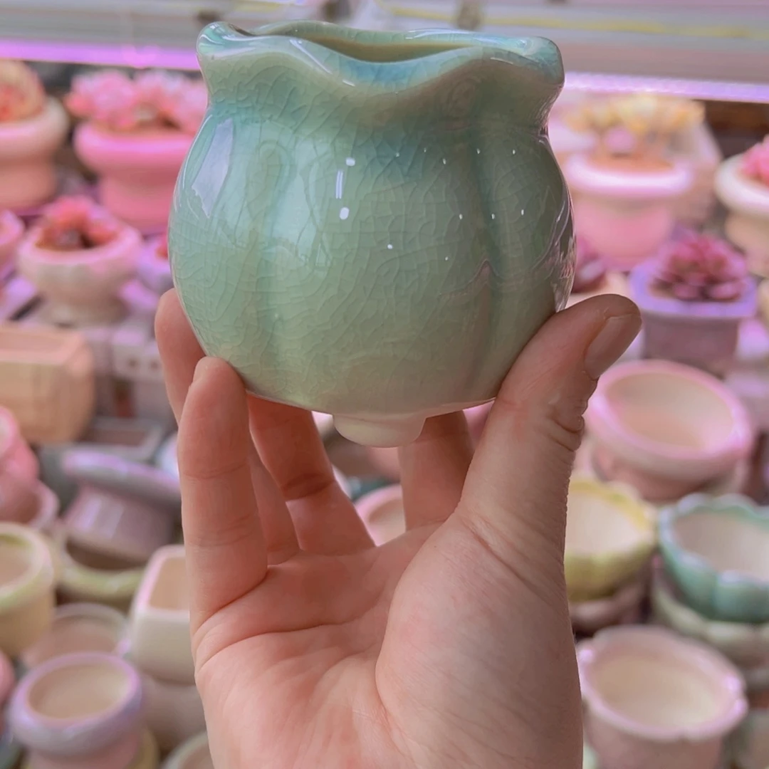 陶瓷花盆当场凑满12包邮